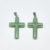 Natural Green Aventurine Pendants G-T122-18H-2