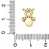 Brass Micro Pave Cubic Zirconia Pendants KK-L229-51G-3