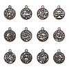 Tibetan Style Alloy Charms TIBE-CJ0001-05-1