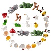30Pcs 15 Style Opaque Resin Pendants RESI-SZ0001-62-1