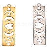 8Pcs 2 Colors 201 Stainless Steel Pendants STAS-SZ0002-79-4