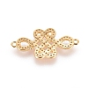 Brass Micro Pave Cubic Zirconia Links X-ZIRC-G125-06G-2