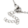 Non-Tarnish 306 Stainless Steel Pendant Necklace for Women NJEW-Q772-01P-08-3