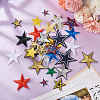 Star Computerized Embroidery Polyester Iron On Patches PATC-TAC0001-02-6