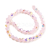 Baking Painted Transparent Glass Beads Strands GLAA-F029-TM6mm-09-2