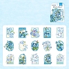 30Pcs 15 Styles Flower Theme PET Sticker PW-WG7DAE2-02-1