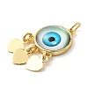 Real 18K Gold Plated Brass Pendants KK-A198-01G-04-2