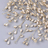 Glass Seed Beads Wire Wrapped Big Pendants FIND-S306-14H-1