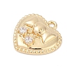 Brass Micro Pave Cubic Zirconia Pendants LS-KK-Z094-01G-02-2