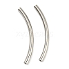 Non-Tarnish 304 Stainless Steel Tube Beads STAS-B047-27N-P-1