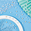 100Pcs Ocean Mix Pearlized Glass Pearl Beads HY-HY0001-04C-4