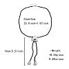 Summer Alloy Sun Pendant Black Cotton Cord Bolo Tie Lariat Necklaces for Women FS-WG38D07-01-2