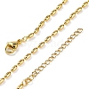 Rack Plating Brass Oval Link Chain Necklace NJEW-A035-06G-03-4