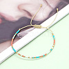 Bohemian Style Glass Seed Beads Braided Beads Bracelets for Women MZ6690-4-1