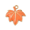 Thanksgiving Day Alloy Enamel Pendants FIND-Z064-03B-1