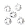 Alloy Crystal Rhinestone Pendants ALRI-H004-42P-2