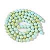 Baking Paint Glass Bead Strands GLAA-H031-01C-08-3