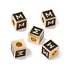 Rack Plating Brass Enamel Beads KK-B060-04G-01M-3