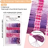 12 Skeins 6-Ply Polycotton(Polyester Cotton) Embroidery Floss DIY-CY0002-94B-2