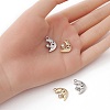 4Pcs 2 Colors Rack Plating Alloy Rhinestone Pendants FIND-YW0003-60-3