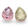 Faceted Teardrop Glass Pointed Back Rhinestone Cabochons RGLA-A008-10x14mm-SM-3