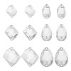 GOMAKERER 80Pcs 6 Style Irregular Rhombus & Teardrop Glass Sew On Rhinestone GLAA-GO0001-16-1