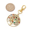 Tree of Life Alloy Pendant Decorations HJEW-JM01933-3