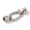 Non-Tarnish 304 Stainless Steel Cord Locks STAS-C109-25P-2