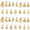   60Pcs 15 Style Electroplated Alloy Charms FIND-PH0006-30-1