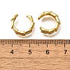 Brass Micro Pave Clear Cubic Zirconia Cuff Earrings EJEW-Z085-02G-5