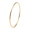 Ion Plating(IP) 304 Stainless Steel Simple Plain Bangle for Women BJEW-F461-01B-G-2