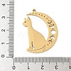 304 Stainless Steel Pendants STAS-F326-18G-3