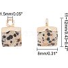 Electroplate Gemstone Charms G-GA0001-11-2