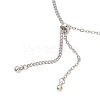 304 Stainless Steel Cable Chain Twisted Chain Slider Bracelet Making AJEW-JB01509-02-4