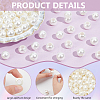 ABS Plastic Imitation Pearl European Beads SACR-NB0001-18B-4