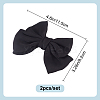 2Pcs Bowknot Polyester Shoe Decoration FIND-DR0001-64D-2