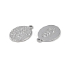 Non-Tarnish Stainless Steel Pendants STAS-L277-01P-2