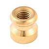 Golden Tone Round Wax Seal Brass Stamp Heads AJEW-S087-02G-11-3