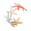 Ocean 304 Stainless Steel Enamel Cuff Bangles for Women BJEW-F518-02A-G-2
