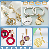 2Sets Brass Keychain Clasps KK-BC0014-47A-5