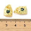 Brass Micro Pave Cubic Zirconia Pendants KK-H461-06G-02-3