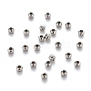 Tarnish Resistant 201 Stainless Steel Corrugated Beads STAS-S103-17A-P-1