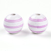 Easter Theme Printed Wood Beads WOOD-T032-22K-3