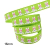 Easter Theme Polyester Grosgrain Ribbons EAER-PW0001-209A-1