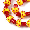 Handmade Lampwork Beads Strands LAMP-N024-09I-4