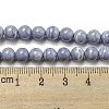 Synthetic Blue Lace Agate Beads Strands G-B071-F02-02-4