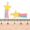 Alloy Enamel Pendants ENAM-N054-010C-NR-3