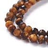 Natural Yellow Tiger Eye Beads Strands G-A026-A15-3mm-3
