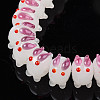 Handmade Bumpy Lampwork Beads Strands LAMP-T017-01A-3