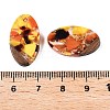 Transparent Resin and Walnut Wood Pendants RESI-T057-03M-4